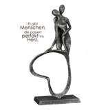Sculptuur "Heart" Stand by me