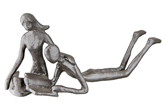 Sculptuur "Couple with book"