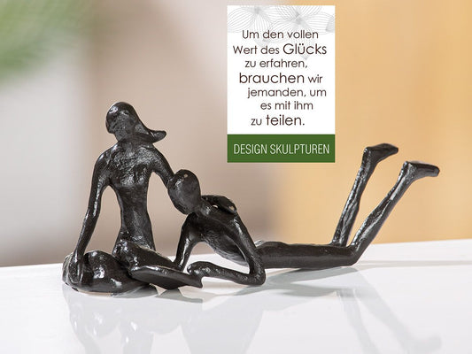 Sculptuur "Couple with book"